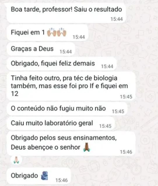 Print de agradecimento de aluno (17)