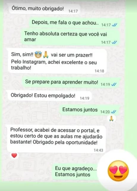 Print de agradecimento de aluno (19)